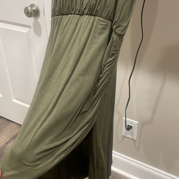 Banana Republic Olive Green Dress - Picture 2 of 4